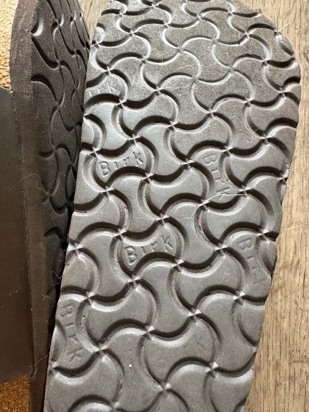 Birkenstock Arizona Leather Sandals Dark Brown - Picture 3 of 3